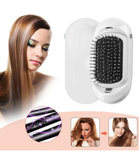 Spazzola Ionica Elettrica Districante Scioglie Nodi Ioni Antistatica Vibrante         