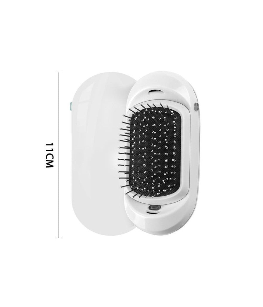 Spazzola Ionica Elettrica Districante Scioglie Nodi Ioni Antistatica Vibrante         