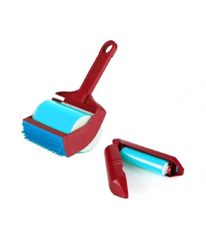 Spazzola Lavabile 2 In 1 Levapelucchi Rullo Rimuove Peli Togli Silicone Sporco         