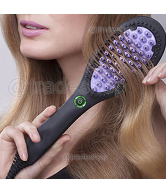 Spazzola Lisciante Elettrica Ceramica Snoda Liscia Capelli Piastra 185°c Dh1.ob         