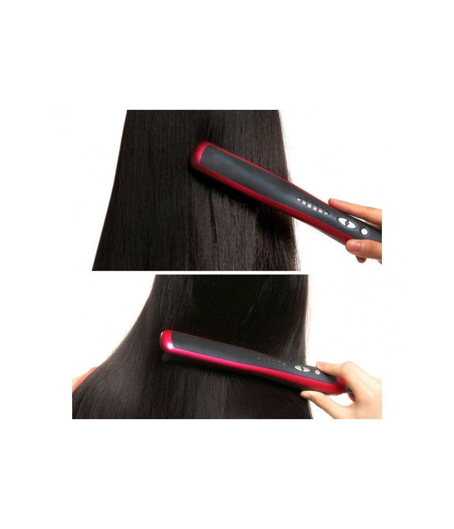 Spazzola Lisciante Pl388 Ionizzante Tecnologia Ptc Hair Comb Fino A 210°         