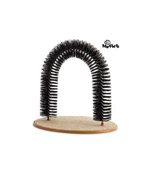 Spazzola Massaggiatore Per Gatti Arco Archetto Per Gatti Con Base Tiragraffi         