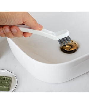 Spazzola Multiuso Doppia Per Pulizia Fessure Scarpe Bagno Doccia Fornelli 87612         