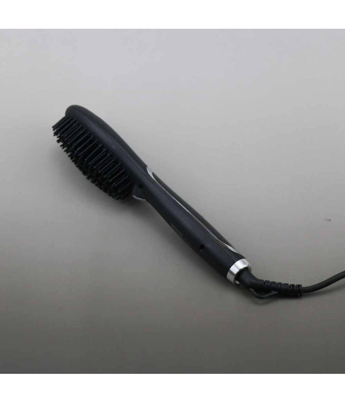 Spazzola Per Capelli Professionale Elettrica Pettine Display Lcd Lisci Gm-2972         