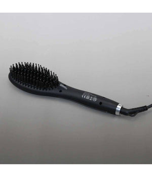 Spazzola Per Capelli Professionale Elettrica Pettine Display Lcd Lisci Gm-2972         