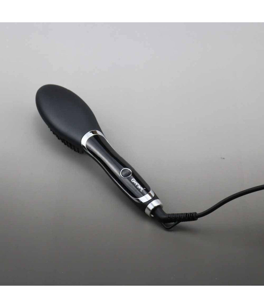 Spazzola Per Capelli Professionale Elettrica Pettine Display Lcd Lisci Gm-2972         