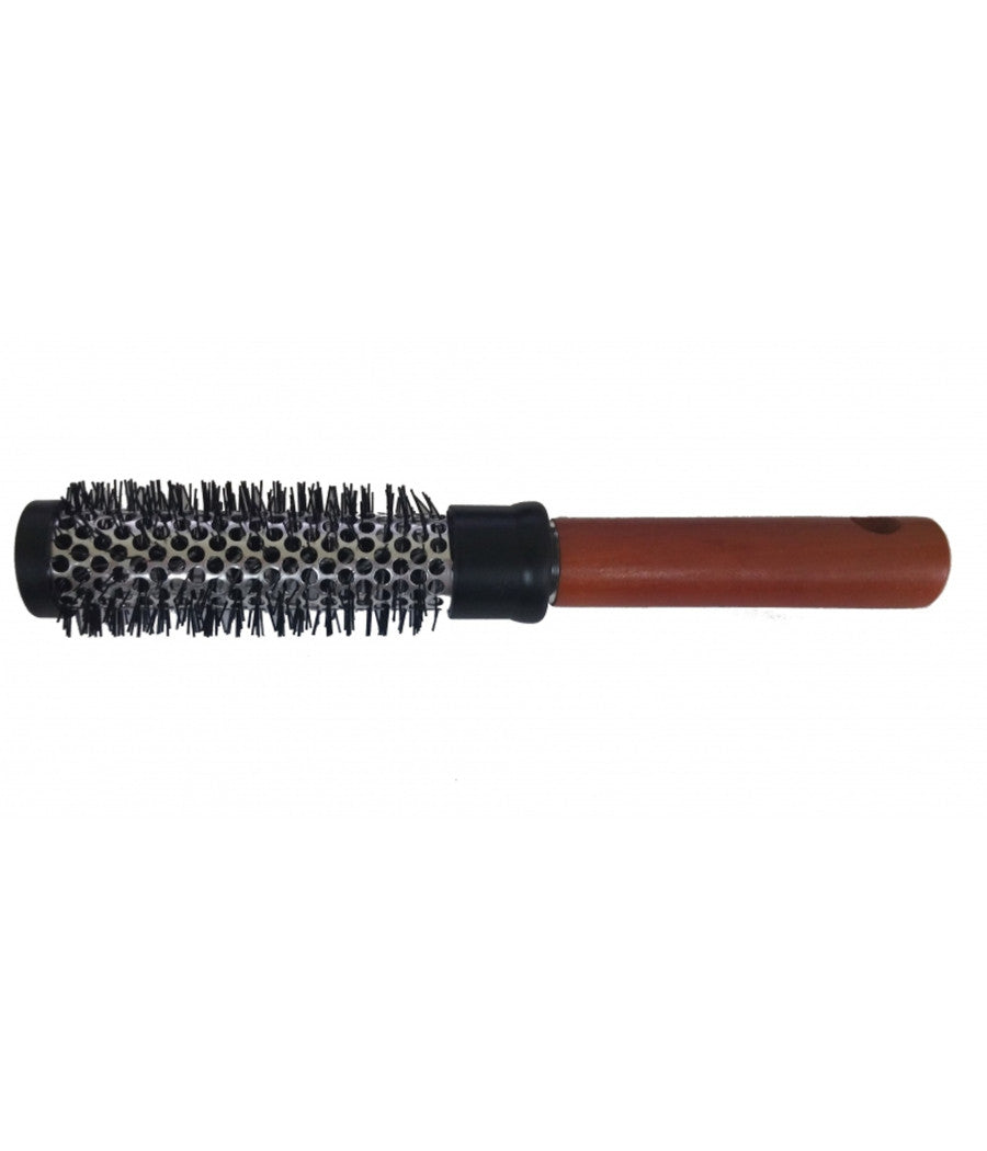 Spazzola Per Capelli Tonda 0.3 Mm Setole Rigide Professionale Messa In Piega         