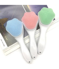 Spazzola Per Lavaggio Viso In Silicone Pulizia Profonda Manuale Massaggio Facciale         