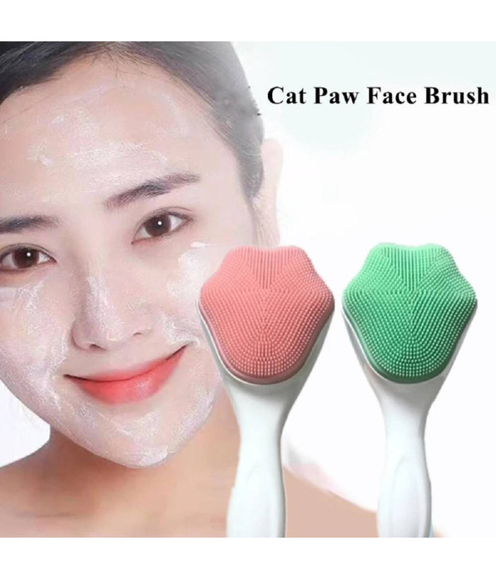 Spazzola Per Lavaggio Viso In Silicone Pulizia Profonda Manuale Massaggio Facciale         