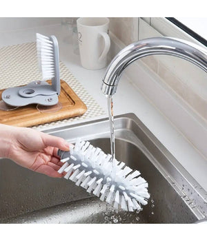 Spazzola Per Pulizia Bottiglia Lavatazzine Tazza Bicchiere Lavello Cucina Casa         