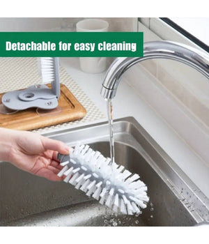 Spazzola Per Pulizia Bottiglia Lavatazzine Tazza Bicchiere Lavello Cucina Casa         