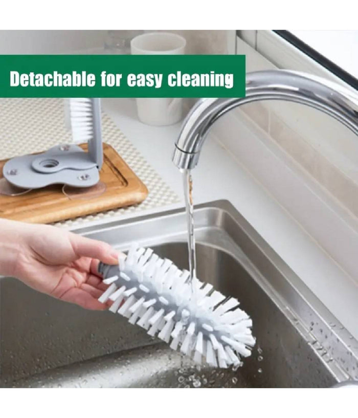 Spazzola Per Pulizia Bottiglia Lavatazzine Tazza Bicchiere Lavello Cucina Casa         