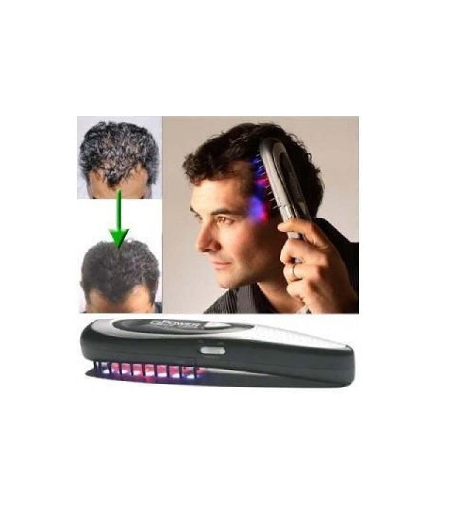 Spazzola Pettine Laser Anti Caduta Capelli Elettronica Grow Comb Per Uomo Donna         