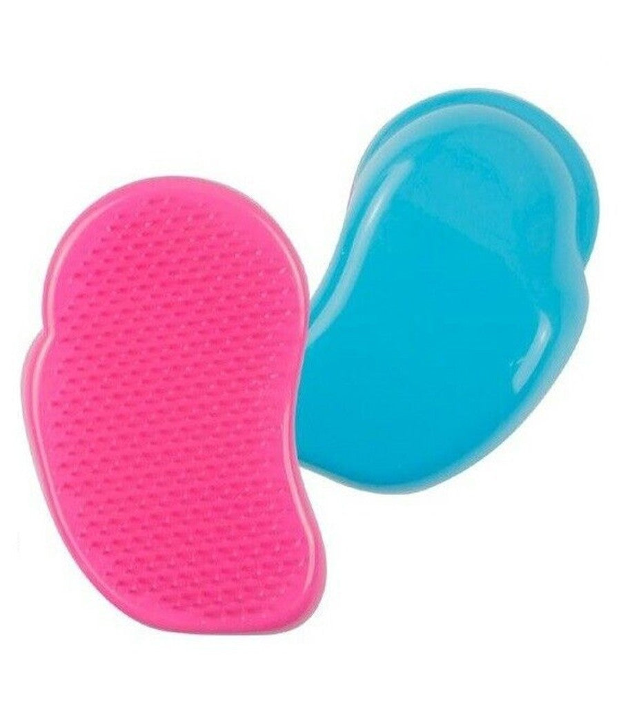 Spazzola Portatile Da Borsa Districante Per Capelli Colorata Adulti E Bambini         