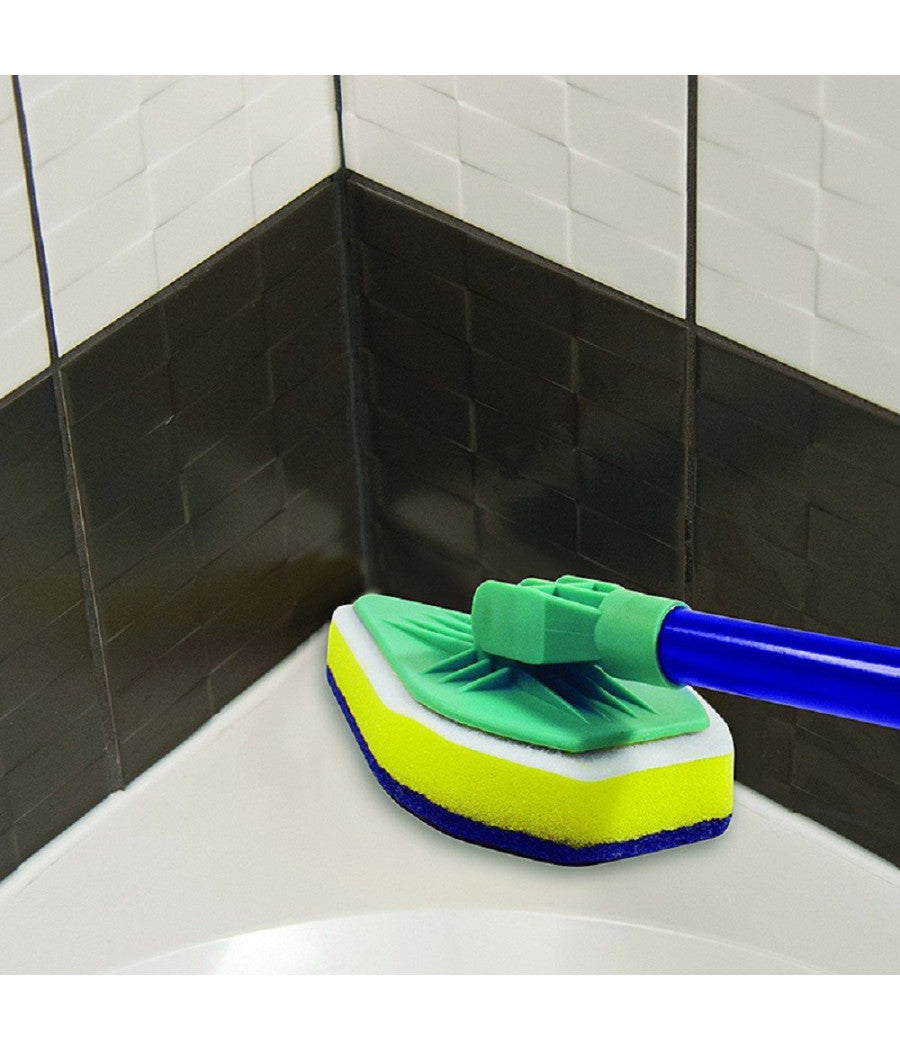 Spazzola Pulisci Piastrelle Finestre Bagni Allungabile 3 In 1 Clean Reach         