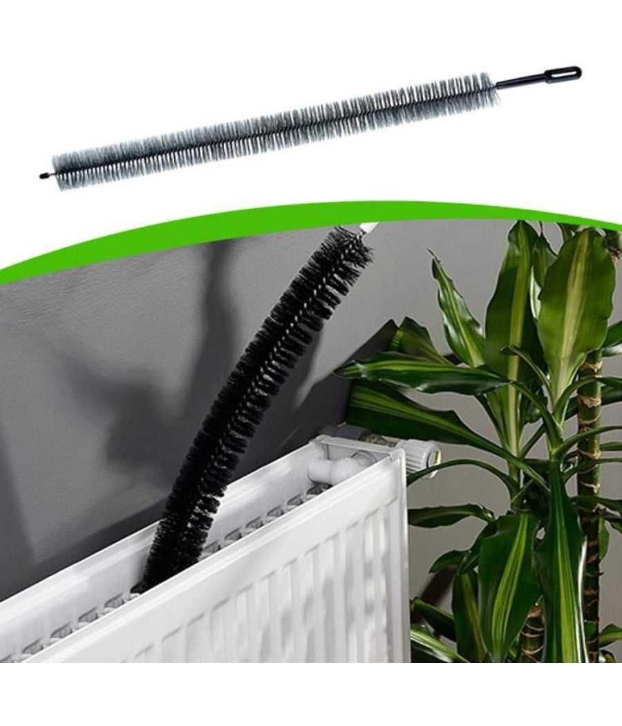 Spazzola Pulisci Termosifone Pulitermo Scovolo Pulizia Polvere Calorifero 80cm         