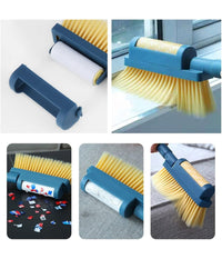 Spazzola Pulizia Letto Divano Scopa Manuale Setole Morbide Per Polvere Capelli         