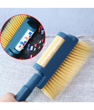 Spazzola Pulizia Letto Divano Scopa Manuale Setole Morbide Per Polvere Capelli         