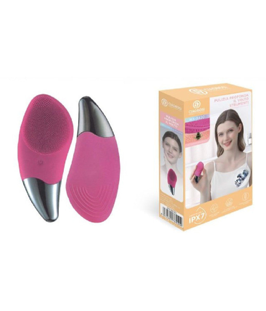Spazzola Pulizia Profonda Viso Elettrica Facciale Detergente Massaggio Mx-8420         