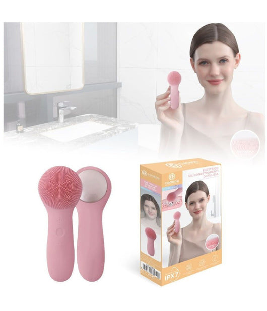 Spazzola Pulizia Viso Elettrica Facciale Detergente Massaggio Silicone Mx-8419         