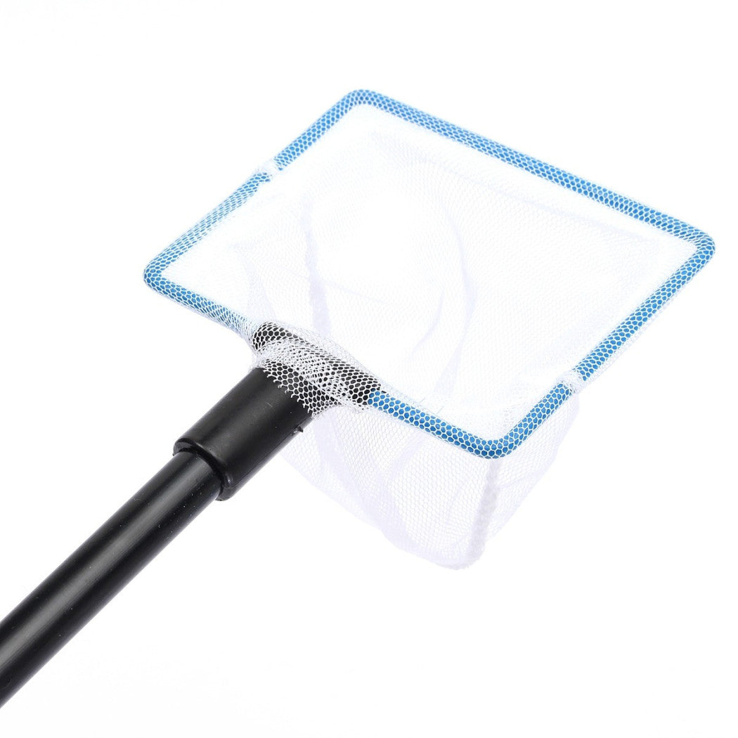 Trade Shop - Spazzola Raschietto Con Spugna Per Pulizia Acquario Rete Forchetta Ghiaia -