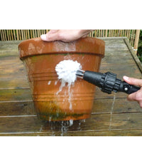 Spazzola Rotante Acqua Pulisci Moto Auto Bicicletta Lavaggio Cerchioni Brushhero         