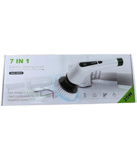 Spazzola Rotante Pulizia Elettrica A Batteria 7 Teste Per Bagno Cucina Piastrelle         