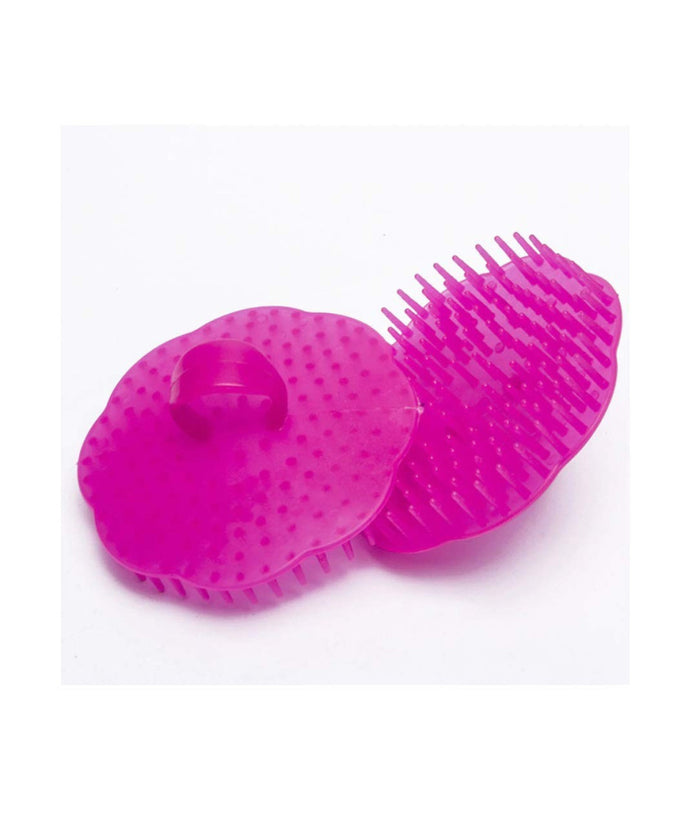 Spazzola Shampoo Massaggiante In Silicone Morbido Per Capelli Pulizia Cuoio Capelluto         