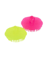 Spazzola Shampoo Massaggiante In Silicone Morbido Per Capelli Pulizia Cuoio Capelluto         