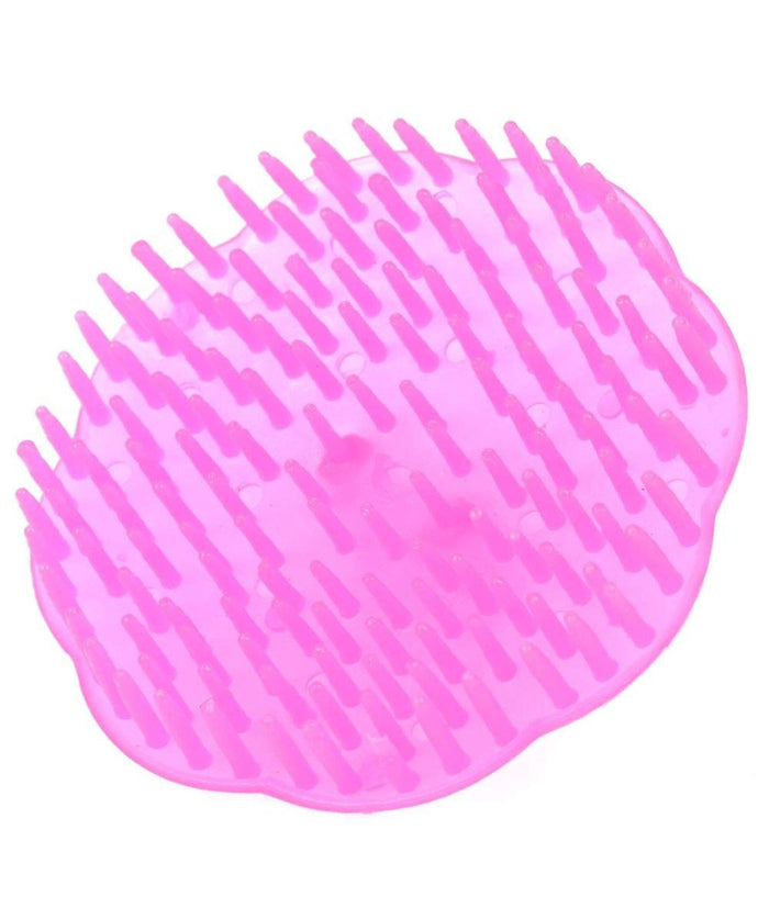 Spazzola Shampoo Massaggiante In Silicone Morbido Per Capelli Pulizia Cuoio Capelluto         