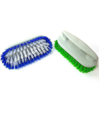 Spazzola Spazzole 3 Pezzi Ovale Setole Rigide Pulizia Manico Plastica Lucidatura         