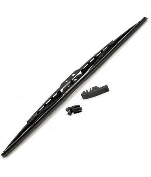 Spazzola Tergicristallo Standard Singola Per Auto In Metallo E Gomma 61 Cm         