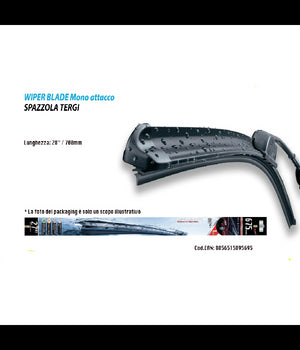 Spazzola Tergicristallo Universale Per Auto 700 Mm 28'' Maxtech Ter-cr028         