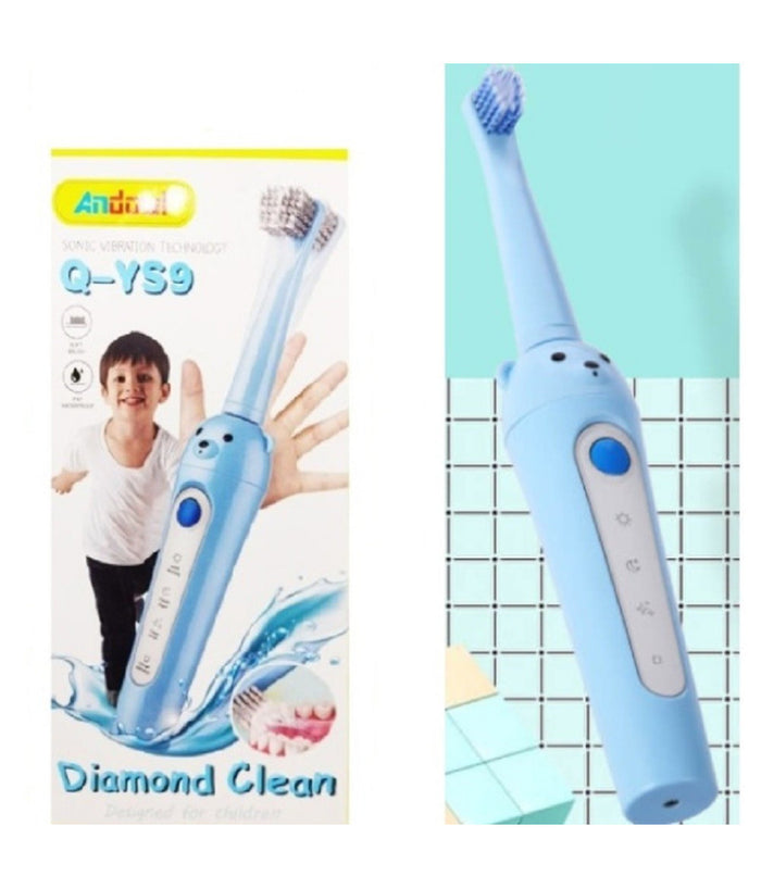 Spazzolino Elettrico Per Bambini Ricaricabile Usb Bear 3 Modalità  Testine Q-ys9         