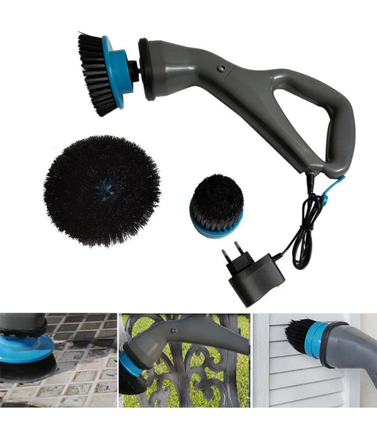 Spazzolone Spazzola Rotante Cordless Ricaricabile Per Pulizia Di Ogni Superficie         