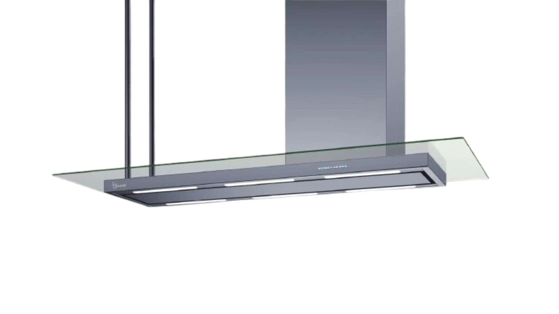 CAPPA ELEA ISOLA STYLE CON VETRO cm 146  Destra - Inox- 800 m3/h