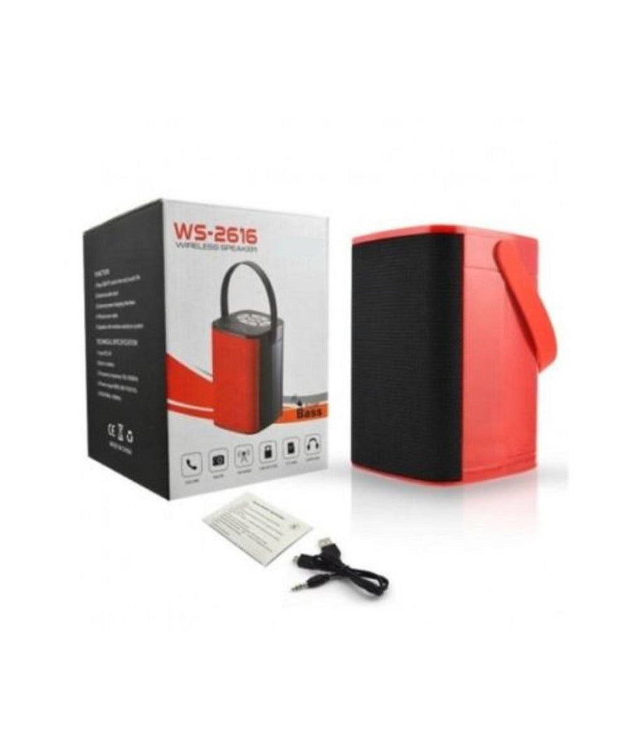 Speaker Altoparlante Cassa Bluetooth Ws-2616 Aux Radio Fm Usb Tf Mp3         