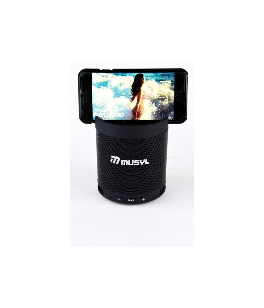 Speaker Cassa Bluetooth Mp3 Vivavoce Led Microsd Usb Tf Radio Fm Mu-q3         