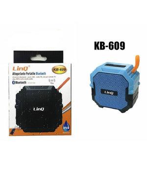 Speaker Cassa Bluetooth Portatile Impermeabile Usb Radio Fm Tf Linq Kb-609         