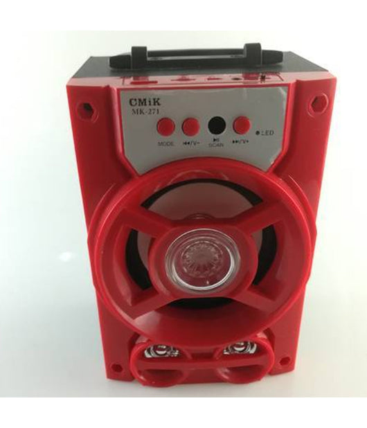 Speaker Cassa Multimediale Portatile Radio Fm Bluetooth Sd Usb Mp3 Mk-271         