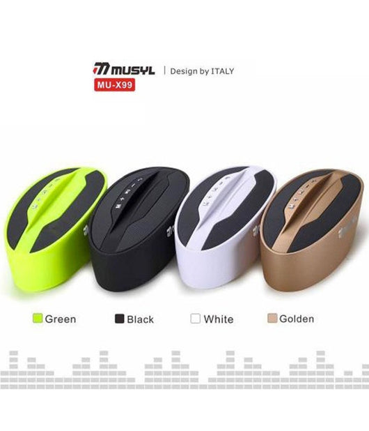 Speaker Cassa Portatile Bluetooth Mp3 Vivavoce Led Microsd Usb Tf Radio Fm Mux99         