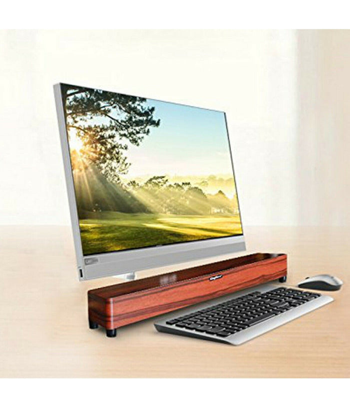 Speaker Cassa Soundbar Legno Aux Bluetooth 4.2 Wireless Smartphone Tv Tablet Pc         