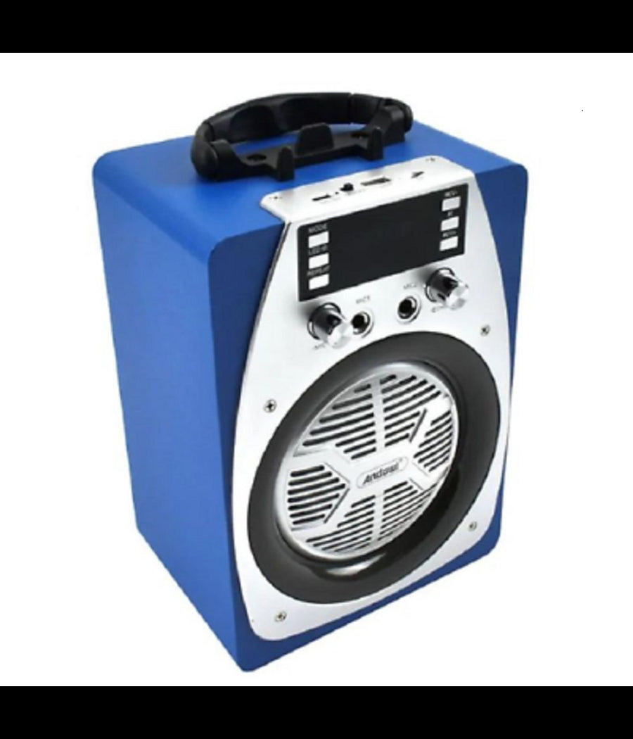 Speaker Portatile Karaoke Altoparlante Bluetooth Wireless Microfono Led Q-yx606         