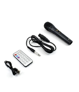 Speaker Portatile Karaoke Altoparlante Bluetooth Wireless Microfono Led Q-yx606         