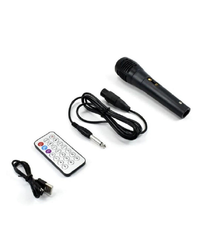 Speaker Portatile Karaoke Altoparlante Bluetooth Wireless Microfono Led Q-yx606         