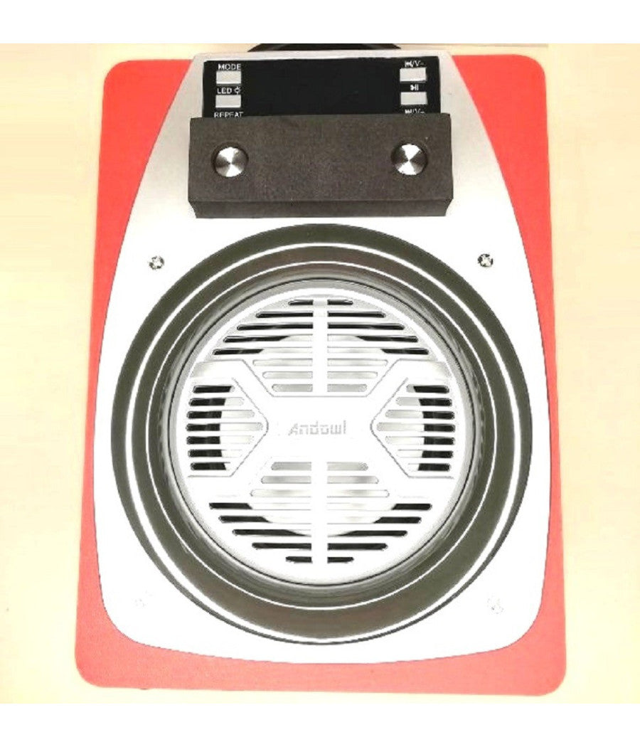 Speaker Portatile Karaoke Altoparlante Bluetooth Wireless Microfono Led Q-yx606         