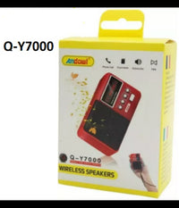 Speaker Wireless Bluetooth Ricaricabile Altoparlante Radio Fm Portatile Q-y7000         