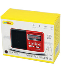 Speaker Wireless Bluetooth Ricaricabile Altoparlante Radio Fm Portatile Q-y7000         