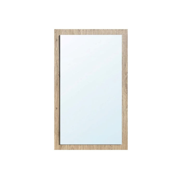Specchiera America in legno colore noce americano con specchio in rilievo 60x105