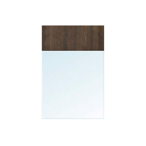 Specchiera Brown con pannello legno 70x110